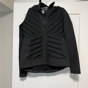 Women’s Mountain Hardwear Stretchdown Hooded Jacket in black size S